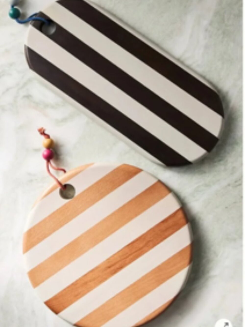 NWT Anthropologie Catania Round Wood Serving Board - Picture 7 of 9
